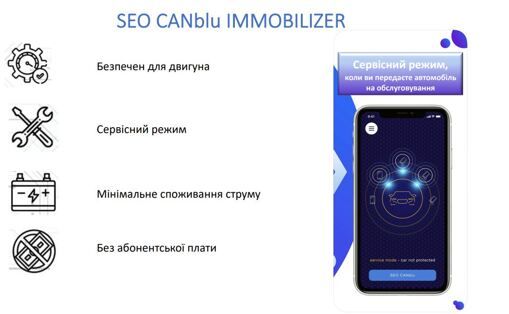 Іммобілайзер SEO CANblu 1 мітка