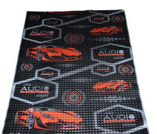 Вібропоглинаючий матеріал Audio-System Alubutyl 3000 v2 3.0 мм (0,7х0,5)