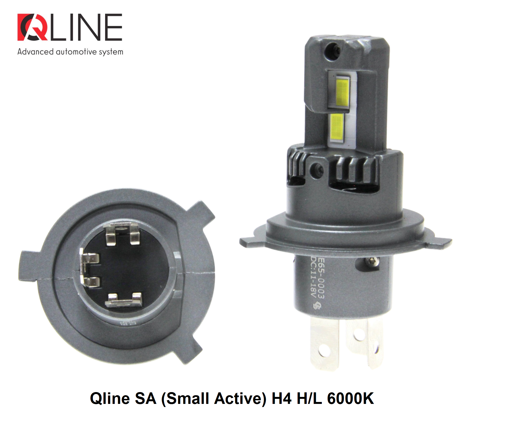 Світлодіодні лампи Qline SA (Small Active) H4 H/L 6000K (2шт)