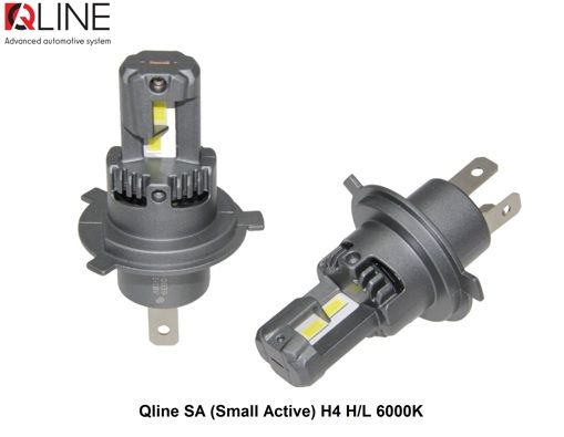 Світлодіодні лампи Qline SA (Small Active) H4 H/L 6000K (2шт)
