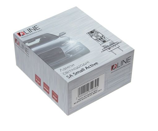 Лампы светодиодные Qline SA (Small Active) H4 H/L 6000K (1шт) УЦЕНКА