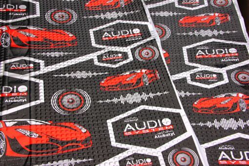 Вібропоглинаючий матеріал Audio-System Alubutyl 3000 v2 3.0 мм (0,7х0,5)