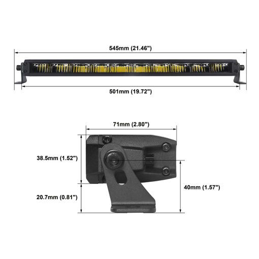 Светодиодная фара рабочего света Aled 54В-20 150W 6000K 54B1015 1шт.