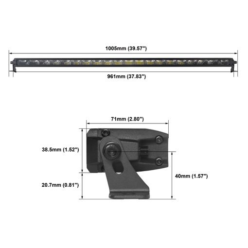 Светодиодная фара рабочего света Aled 54В-40 300W 6000K 54B2015 1шт.