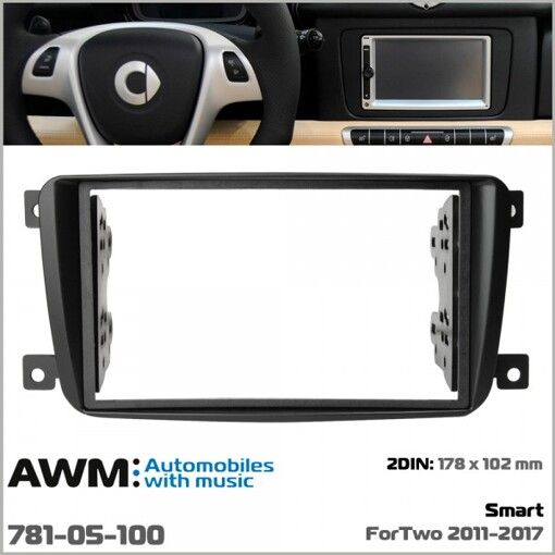 Рамка перехідна AWM 781-05-100 Smart ForTwo