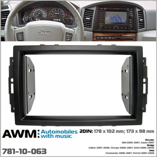 Рамка переходная AWM 781-10-063 JEEP, Dodge, Chrysler
