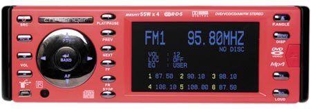 DVD-ресивер Challenger CH-8036 (червоний)