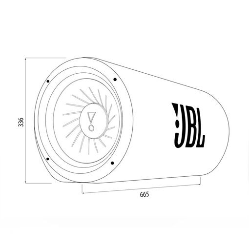 Сабвуфер JBL BassPro Tube 12T активный