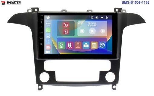 Штатна магнітола Baxster BMS-B1509-1136 FORD S-Max 06-15 (climat)