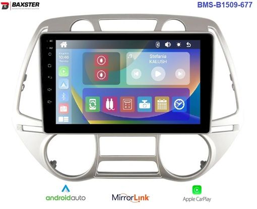 Штатна магнітола Baxster BMS-B1509-677 Hyundai i20 09-12