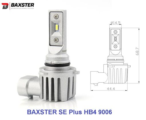 Лампы светодиодные Baxster SE Plus HB4 9006 6000K (2шт.)