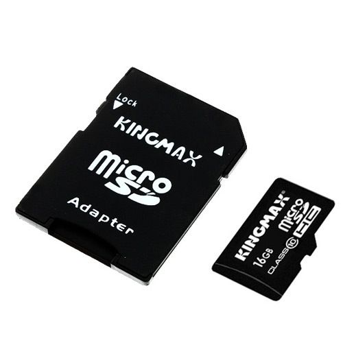 Карта пам'яті Kingmax microSDHC 16 GB Class 10+SD adapter
