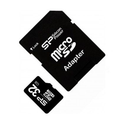 Карта пам'яті Silicon Power microSDHC 32GB Class 10+SD adapter