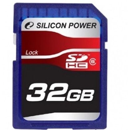 Карта памяти Silicon Power SDHC 32 GB Class 6