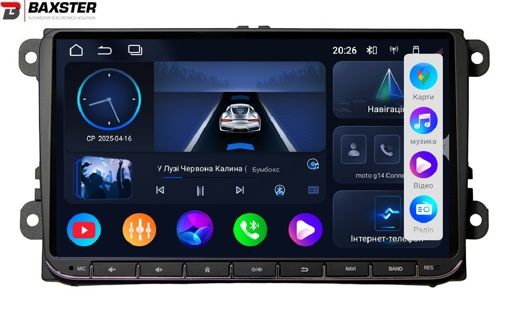 Штатна магнітола Baxster TS-912 VW universal 3/32