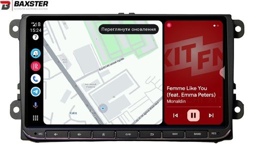 Штатна магнітола Baxster TS-912 VW universal 3/32