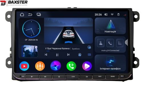 Штатна магнітола Baxster TS-912 VW universal 3/32