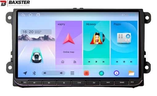 Штатна магнітола Baxster TS-912 VW universal 1/32