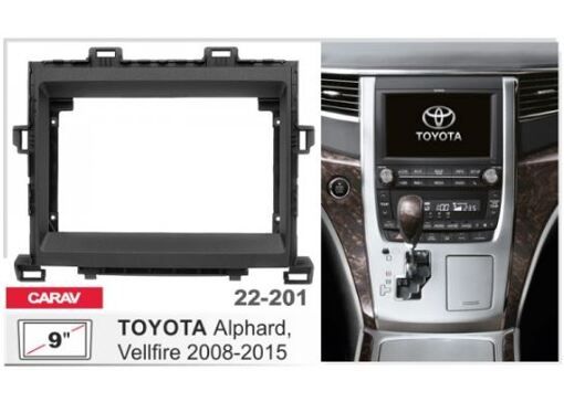 Рамка переходная Carav 22-201 Toyota Alphard