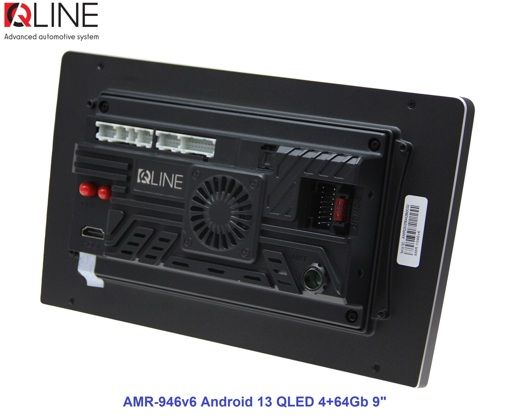 Мультимедийный центр Qline AMR-946v6 Android 13 QLED 4+64Gb 9&quot;