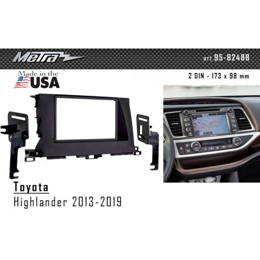 Рамка перехідна Metra 95-8248B Toyota Highlander