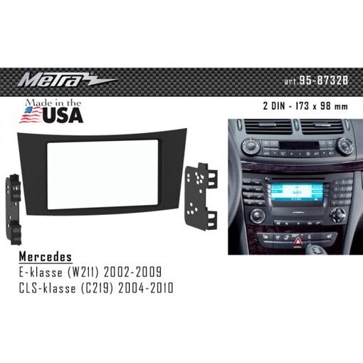Рамка переходная Metra 95-8732B Mercedes E-klasse (W211), CLS-klasse (C219)