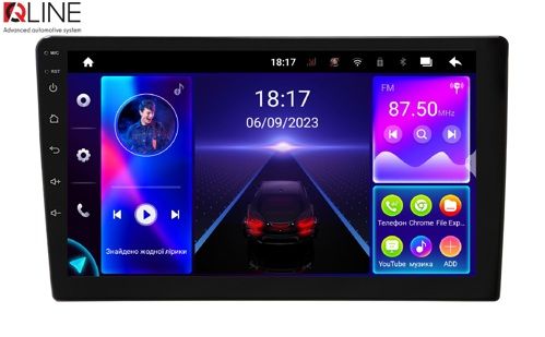 Мультимедийный центр Qline AMR-106128Р11PRO Android 10 6/128  10' УЦЕНКА