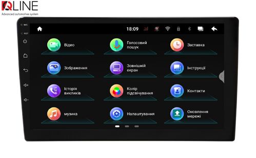 Мультимедійний центр Qline AMR-96128P11PRO Android 10 6/128 9''
