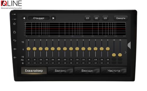 Мультимедійний центр Qline AMR-96128P11PRO Android 10 6/128 9''