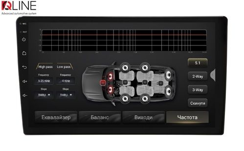 Мультимедийный центр Qline AMR-106128Р11PRO Android 10 6/128  10' УЦЕНКА