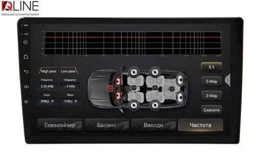 Мультимедійний центр Qline AMR-96128P11PRO Android 10 6/128 9''