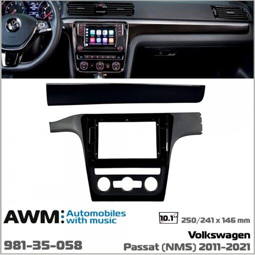 Рамка перехідна AWM 981-35-058 VW Passat (NMS)