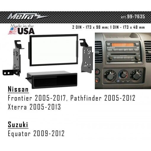 Рамка перехідна Metra 99-7635 Nissan