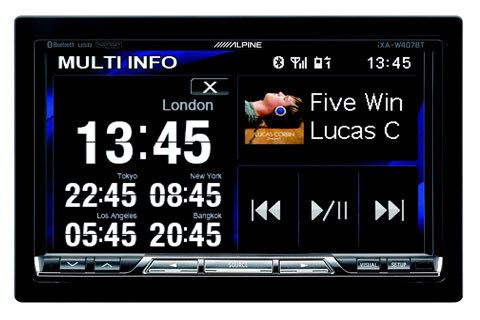 2-DIN CD/MP3-ресивер Alpine iXA-W407BT