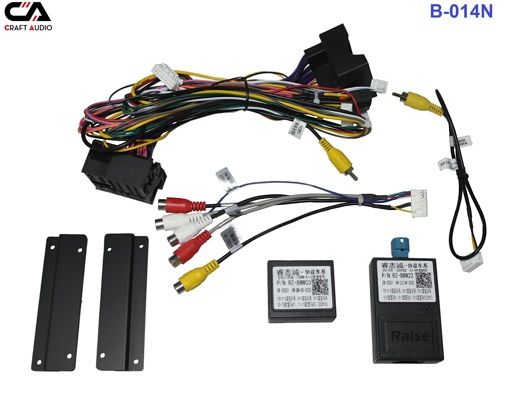Рамка перехідна з проводкою CraftAudio B-014N BMW X5 07-09 9&quot;