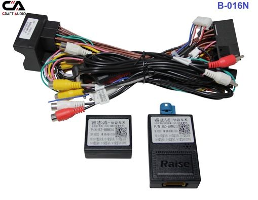 Рамка перехідна з проводкою CraftAudio B-016N BMW 3 series 13-16 9&quot;