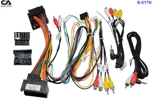 Рамка перехідна з проводкою CraftAudio B-017N BMW 5 series 10-16 9&quot;