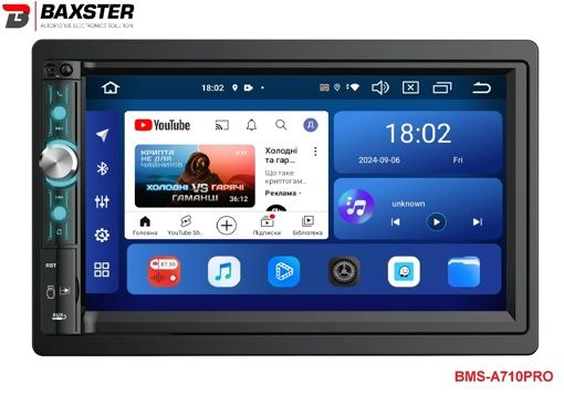 Мультимедиа 2-DIN Baxster BMS-А710PRO Android 12 2/32