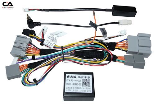 Комплект дротів для магнітол 16PIN CraftAudio Volvo CB-819# + RZ-VOV001