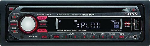 USB/MP3/CD програвач SONY CDX-GT420U