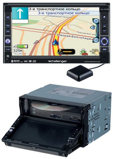 2-DIN Монітор Challenger DVA-9705 Navigator (Візиком)
