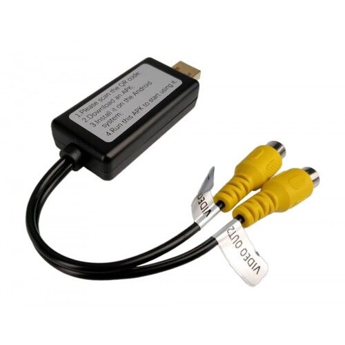 Адаптер відеовиходу USB - CVBS - 2 RCA AWM CU-600