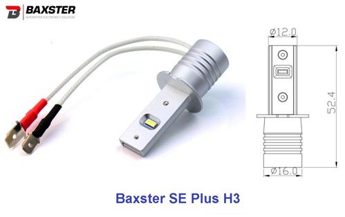 Лампы светодиодные Baxster SE Plus H3 6000K (1шт) УЦЕНКА