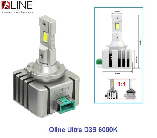 Лампы светодиодные Qline Ultra D3S 6000K (2шт)