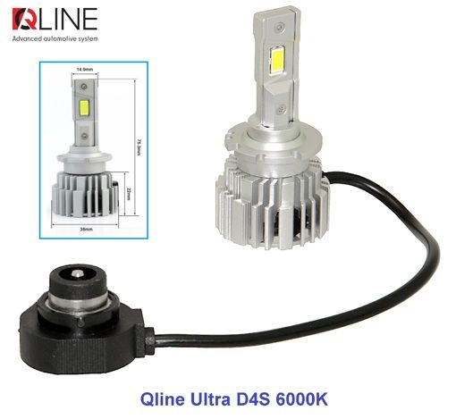 Лампы светодиодные Qline Ultra D4S 6000K (2шт) УЦЕНКА