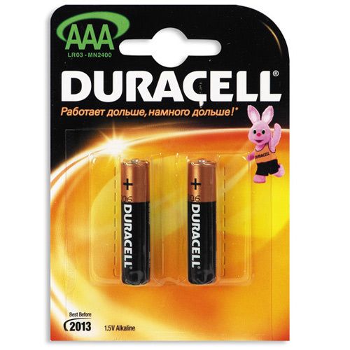 Батарейка LR03 Duracell MN2400 1,5 V 2 шт