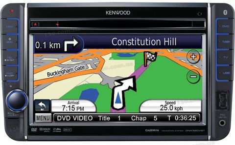 2-DIN DVD Монітор Kenwood DNX-520 VBT
