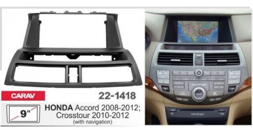Рамка перехідна Carav 22-1418 Honda Crosstour, Accord