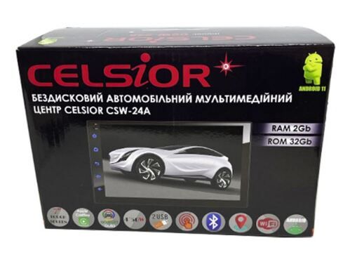 Мультимедиа 2-DIN Celsior CSW-24A (без привода)