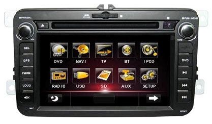 Штатна магнітола Globex GU-7031 VW Bora